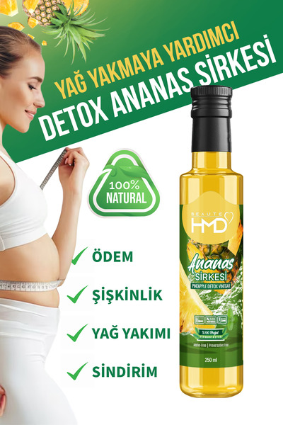 BEAUTE HMD detox ananas sirkesi 250 ml