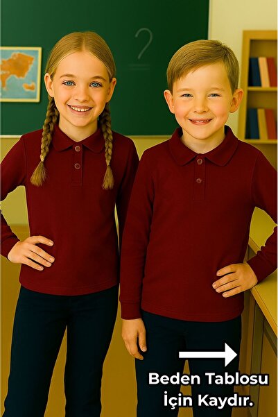 chulfa uniformă școlară cu mânecă lungă tricou dulce unisex 1buc