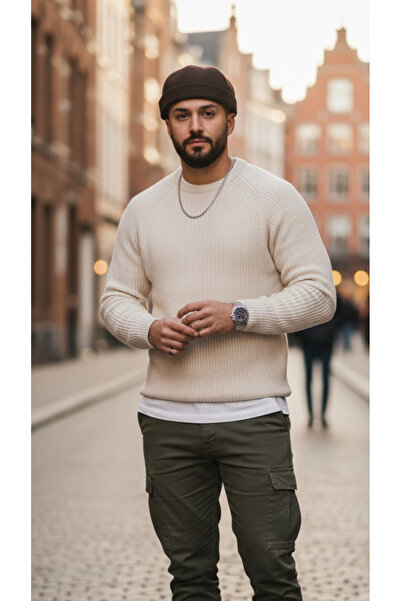 LAGRANZE قبعة صوفية قصيرة على طراز الشارع