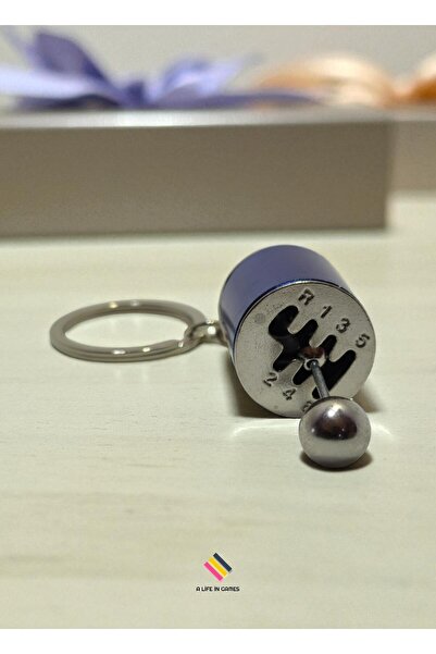 a life in games Breloc colorat cu schimbător de viteze manual în mișcare – Mo...