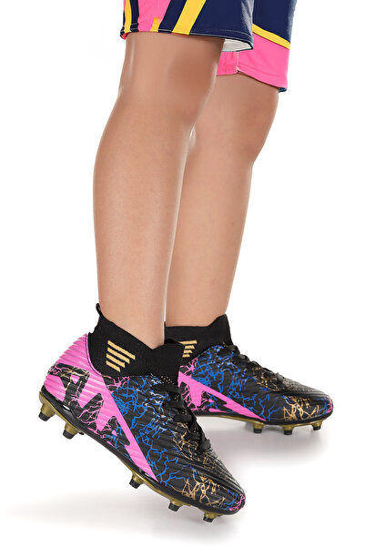 KARAMAZI Liga High Top Crampon Turf Field Boys' Football Shoes