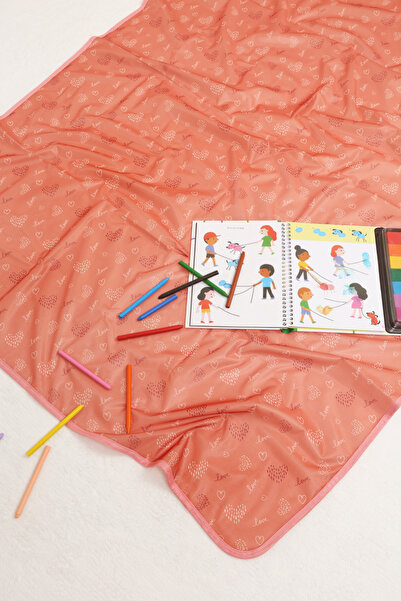 HAMUR Proof Liquid Proof 100X140 cm Baby Kids Play Activity Activity Nutrition Cover Love