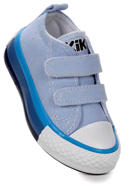 Kiko Kids Linen Cırtlı Erkek Bebek Keten Spor Ayakkabı