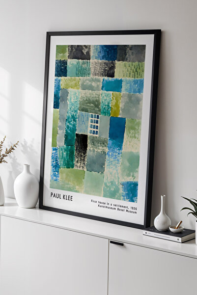 Opak Design Paul Klee - Συμφωνία των χρωμάτων - Πίνακας τοίχου με ξύλινο πλαίσιο