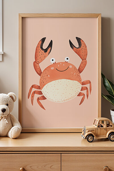 HİGUERA Χαρούμενος Καβούρι και Πίνακας Παιδικού και Βρεφικού Δωματίου με Φυσι...