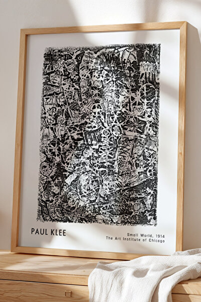 Opak Design Paul Klee - Μοντέρνα Αποτυπώματα Πινέλων - Ζωγραφική Τοίχου με Ξύ...