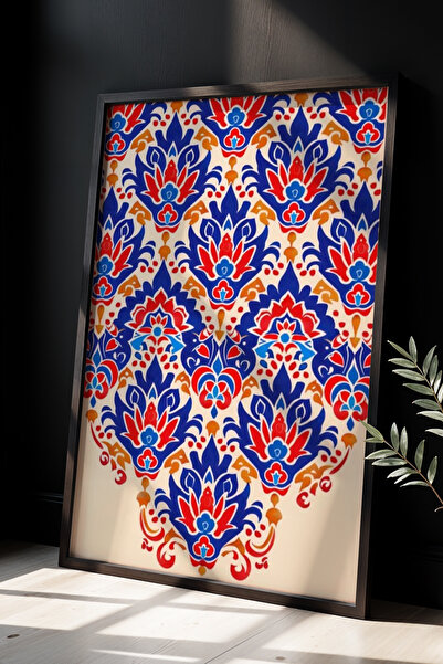 Opak Design Ινδική λαϊκή τέχνη με φυσικό ξύλινο πλαίσιο, ζωγραφική τοίχου με ...