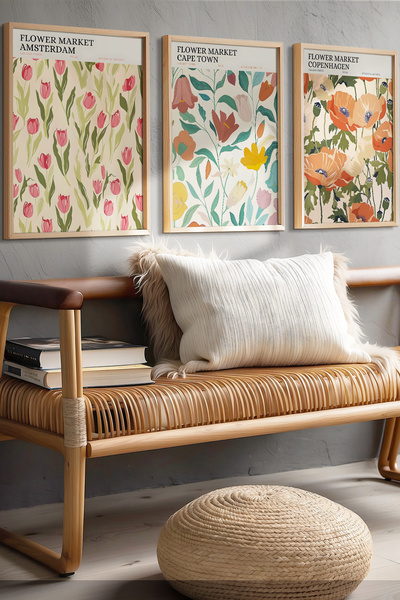 Opak Design Flower Market Amsterdam, Cape Town, Copenhagen – Διακοσμητικό σετ...