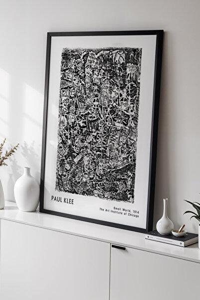 Opak Design Paul Klee - Μοντέρνα Αποτυπώματα Πινέλων - Ζωγραφική Τοίχου με Ξύ...