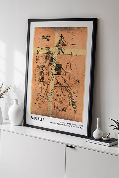 Opak Design Paul Klee - Μοντέρνα Αποτυπώματα Πινέλων - Ζωγραφική Τοίχου με Ξύ...