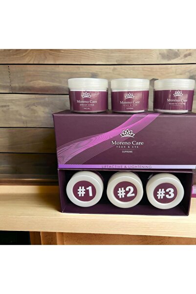 Moreno Care 4 aşamalı göz altı morluk protokolü uygulaması krem serum vitamin...