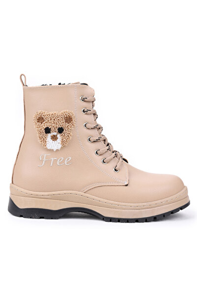 Almues Botine pentru fetiță Karamazı Teddy Cilt Termo Taban