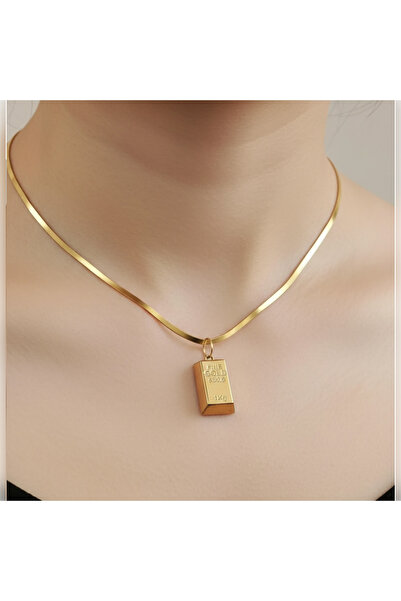 PURE BERRY FİNE GOLD 999.9 1KG KÜLÇE ALTIN KAPLAMA ÇELİK İTALYAN GOLD KOLYE