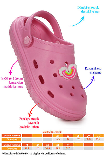 Almues Karamazı Bester Eva Beach Pool School Nursery Girls' Slippers