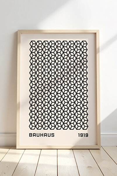 Opak Design Ροζ Bauhaus στυλ Vintage γεωμετρική τέχνη Μινιμαλιστική ζωγραφική...