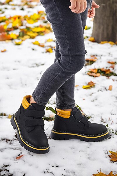 Genel Markalar Azka Cırtlı Erkek Çocuk Bot Ayakkabı