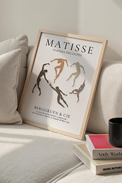 Opak Design Μινιμαλιστική αφηρημένη τέχνη σε στυλ Bohemia Matisse Ζωγραφική τ...