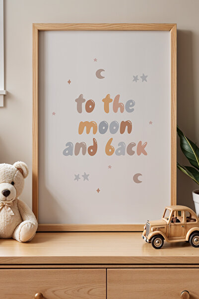 HİGUERA Θέμα της Σελήνης - Εκμάθηση Πίνακας Παιδικού και Βρεφικού Δωματίου με...