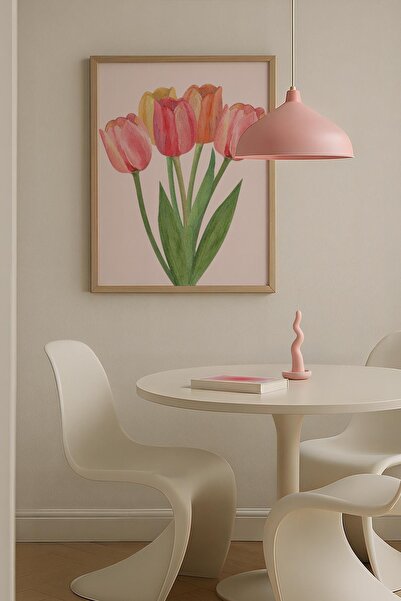 Opak Design Tulip Illustration Μοντέρνο σχέδιο Μοντέρνα Μαξιμαλιστική Τέχνη Π...