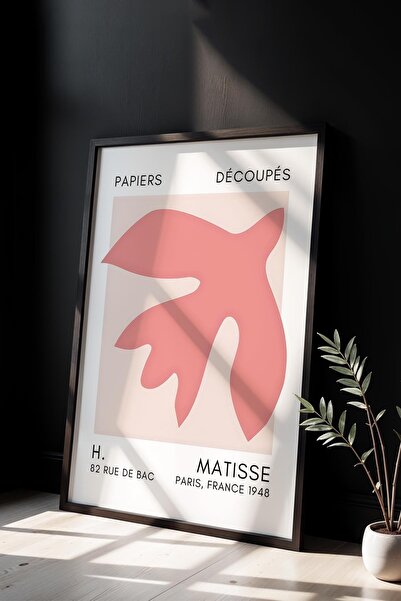 Opak Design Βοτανική σειρά Dusty Pink Floral Matisse Ζωγραφική τοίχου με φυσι...