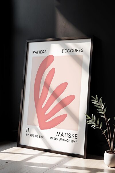 Opak Design Βοτανική σειρά Dusty Pink Floral Matisse Ζωγραφική τοίχου με φυσι...