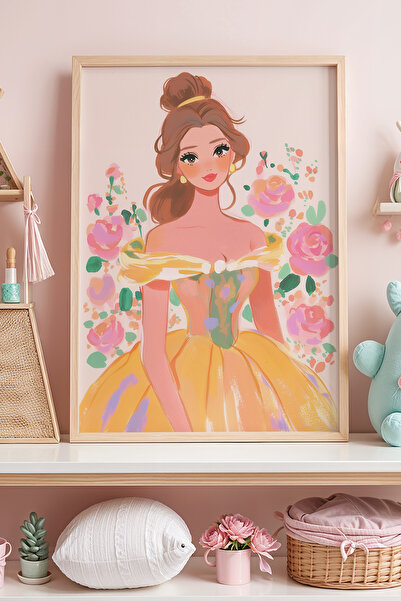 Opak Design Rose Garden Princess in Yellow Dress Παιδικό Δωμάτιο Πίνακας τοίχ...