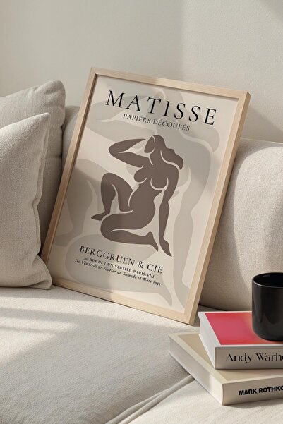 Opak Design Μινιμαλιστική αφηρημένη τέχνη σε στυλ Bohemia Matisse Ζωγραφική τ...