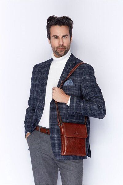 Aka Deri Tan Shoulder Bag 322 63