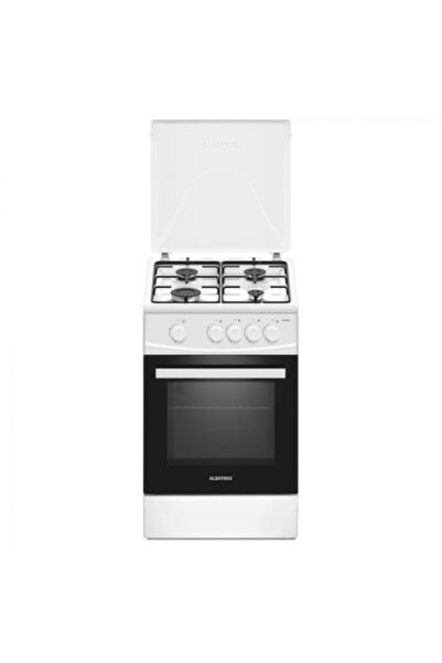 ALBATROS Gas stove AL452ABS, 4 gas burners, Gas oven, Hob + oven safety