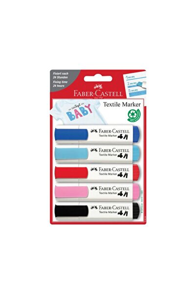 Faber Castell Textile Marker 5'Li 5040159530000