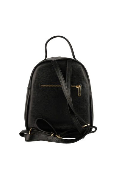 AZZURA Rucsac Sasha, piele naturală neagră