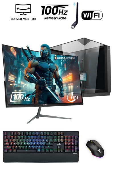 IZOLY Talos X I5-4570 16gb 512gb M.2 Nvm 1660s 6gb 24" Oyuncu Masaüstü Bilgis...