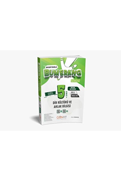Günay Yayınları GÜNAY YAYINCILIK 5. SINIF BUMERANG DİN KÜLTÜRÜ VE AHLAK BİLGİ...