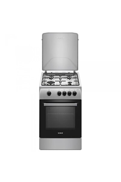 Samus SM561BXS Gas Stove, 4 Burners, Gas Oven, Capacity 49L