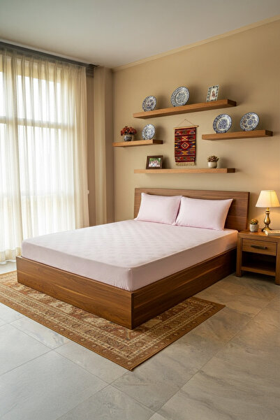 Yuvam طقم ملاءات سرير مزدوجة من الفلانيل القطني 100% - ناعمة، قابلة للتنفس، للاستخدام في 4 فصول