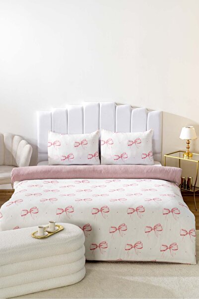 Rivaİstanbul Sada povlečení na dvoulůžko se vzorem stuhy, bavlna