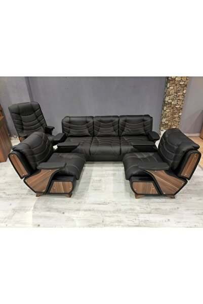 ENG OFİS MOBİLYALARI LÜKS TIGER OTURMA GRUBU + MAKAM KOLTUĞU HEDİYE