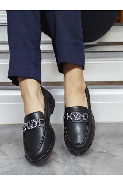 TREND Business Loafer Tokalı Ayakkabı Siyah