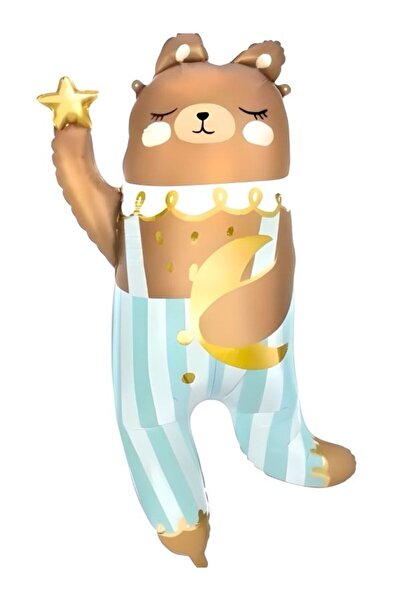 PartiCompany Cute Bear Foil Balloon – 79 X 60 cm 🎈 🐻 ✨