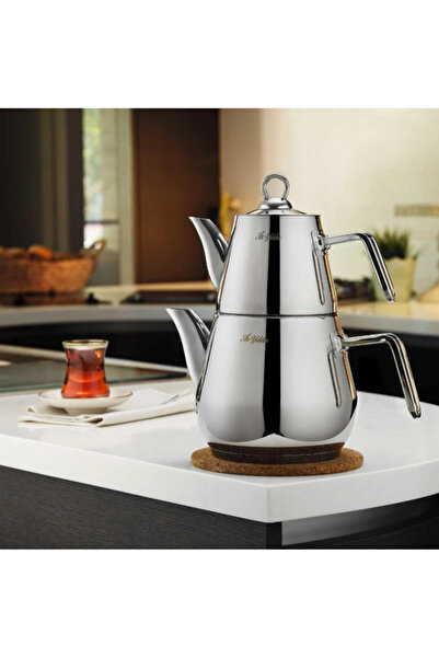 Aryıldız Solid Çaydanlık Takım Orta Teapot Dayanıklı Malzeme Enerji Tasarruflu Geleneksel Tasarım