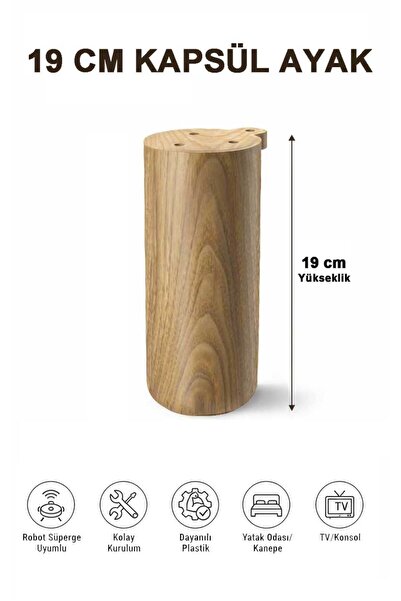 İMT AKSESUAR Capsule Bohemian 19 cm Mobilier Canapea Masă de cafea Unitate TV Scaun și picior consolă