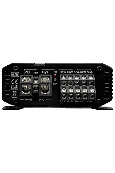 blam P805 5 Kanal Class D Amplifikatör | 4x140W + 1x600W | Subwoofer Kanalı Kompakt Güçlü Amfi