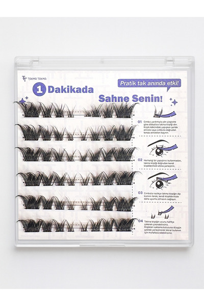 Takma Takma KP1452 - Takma Kirpik Sihirli Dokunuş Siyah