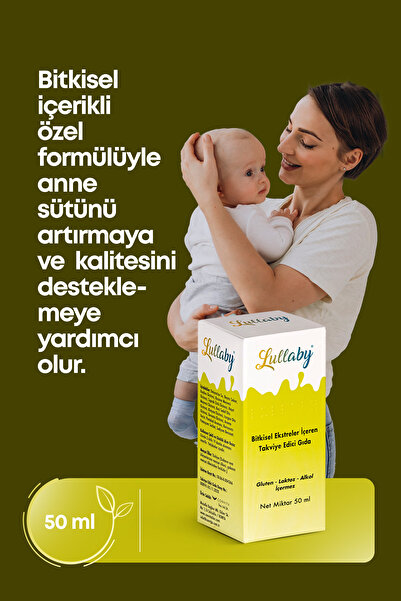Lullaby BİTKİSEL ANNE SÜT ARTTIRICI 50ML DAMLA
