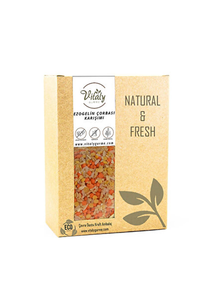 Vitaly Gurme Köy Bulgurlu Ezogelin Çorbası 250 g – Katkısız, Doğal ve Pratik Ev Yapımı Çorba