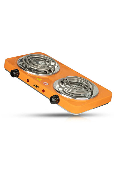 TEHNOSHOP Electric hob RAF 8011B, 2 burners, adjustable thermostat