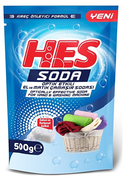 Hes Soda - El ve Matik Çamaşır Sodası ( Optik Etkili ) 500 gr - Pc Premium Center