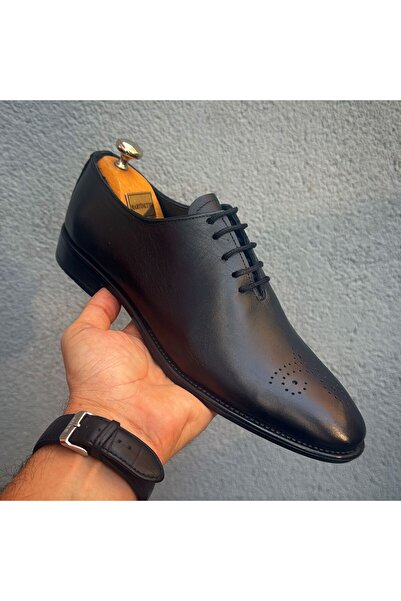 Martinetto KLASICKÉ ČERNÉ PÁNSKÉ BOTY Z PRAVÉ KŮŽE PRO KAŽDODENNÍ NOŠENÍ 30071300