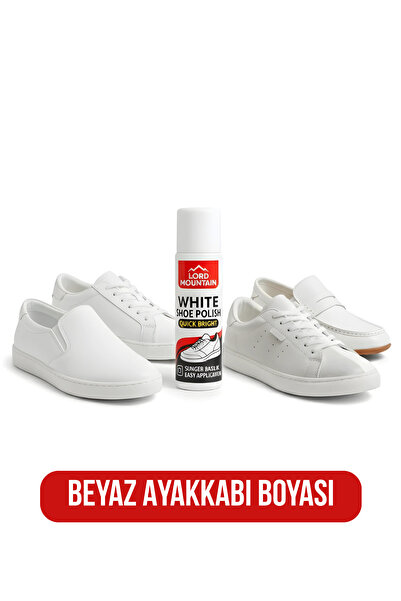 Lord Mountain Beyaz Ayakkabı Boyası – Hızlı ve Kolay Beyazlık 75ml