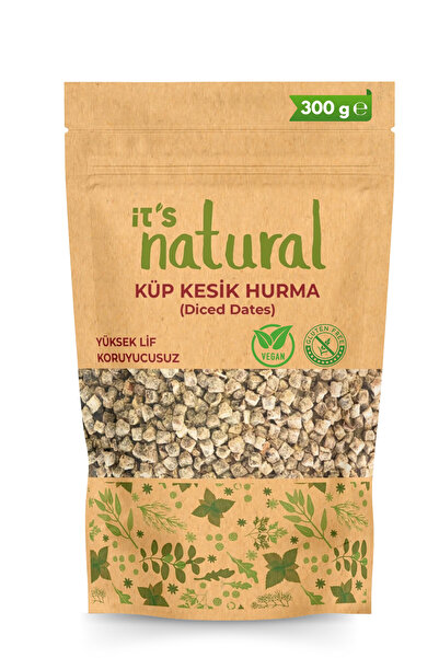 it's Natural Hurma Küp Kesik Hurma 300 G Diced Dates